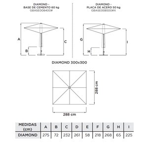 Parasol Diamond Fim
