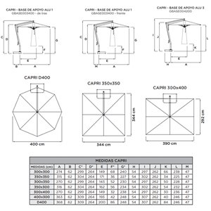 Parasol Capri Fim