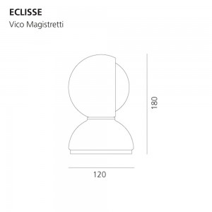 Lámpara sobremesa Eclisse x Squid Game Oficial de Artemide. Tienda online lámparas modernas.