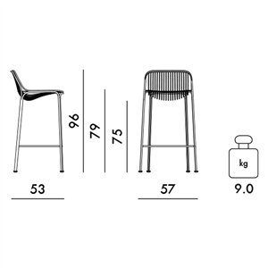 Taburete Hiray Kartell