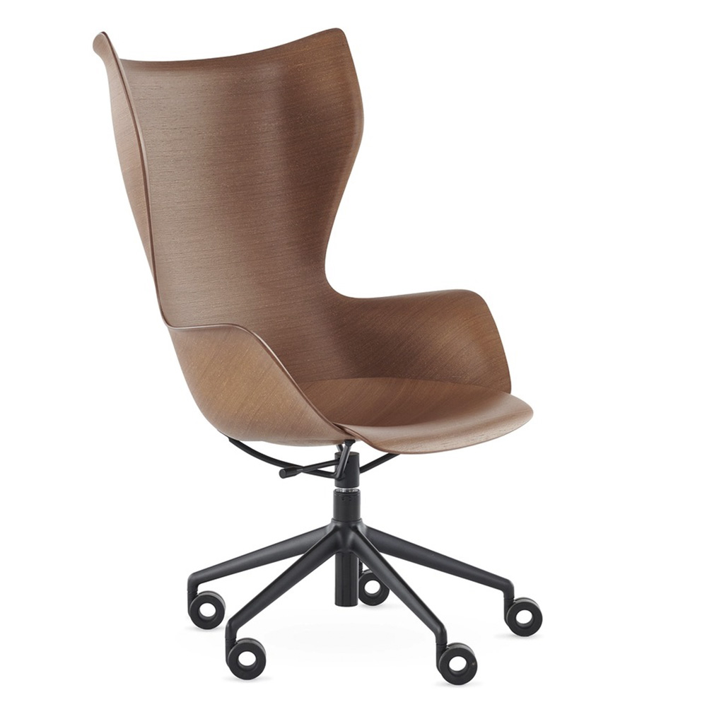 Sillón K/Wood giratoria Kartell