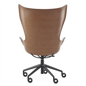 Sillón K/Wood giratoria Kartell