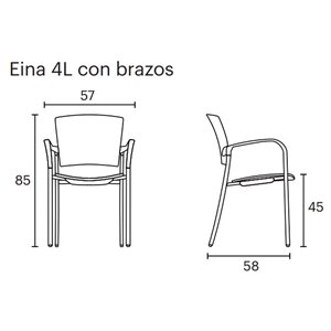 Sillón Eina Polipropileno Enea
