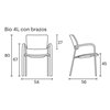 Sillón Bio Polipropileno Enea