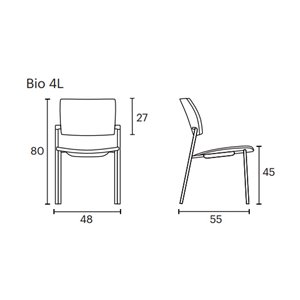 Silla Bio Tapizada Enea