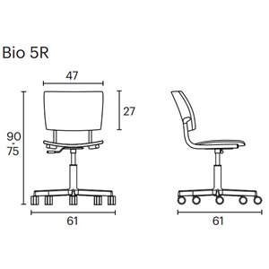 Silla oficina Bio Tapizada Enea