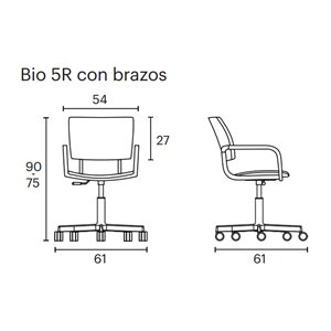 Sillón oficina Bio Polipropileno Enea