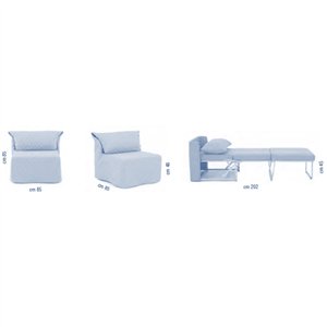 Sillón cama Micia Campeggi