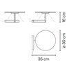 Lámpara sobremesa Flat 5965 Vibia