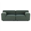 Sofá Plastics Outdoor Liberty 2 plazas Kartell