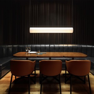 Lámpara suspensión Kontorno vidrio de Vibia. Tienda online de lámparas modernas.