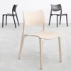 Silla Laclasica: Fresno nat+negro+gris cálido
