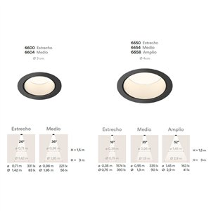 Lámpara techo Bind Micro Vibia