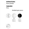 Mesa Glossy Outdoor redonda Kartell