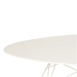Mesa Glossy Outdoor ovalada Kartell