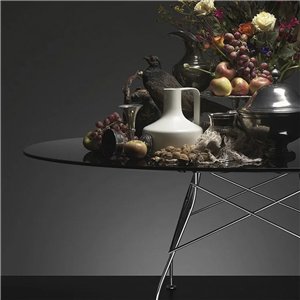 Mesa Glossy XXL mármol Kartell
