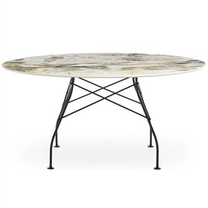 Mesa Glossy XXL mármol Kartell