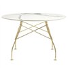 Mesa Glossy mármol redonda Kartell
