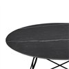 Mesa Glossy mármol redonda Kartell