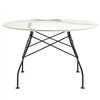 Mesa Glossy mármol redonda Kartell