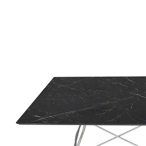 Mesa Glossy mármol cuadrada Kartell