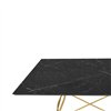 Mesa Glossy mármol cuadrada Kartell