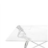 Mesa Glossy mármol cuadrada Kartell