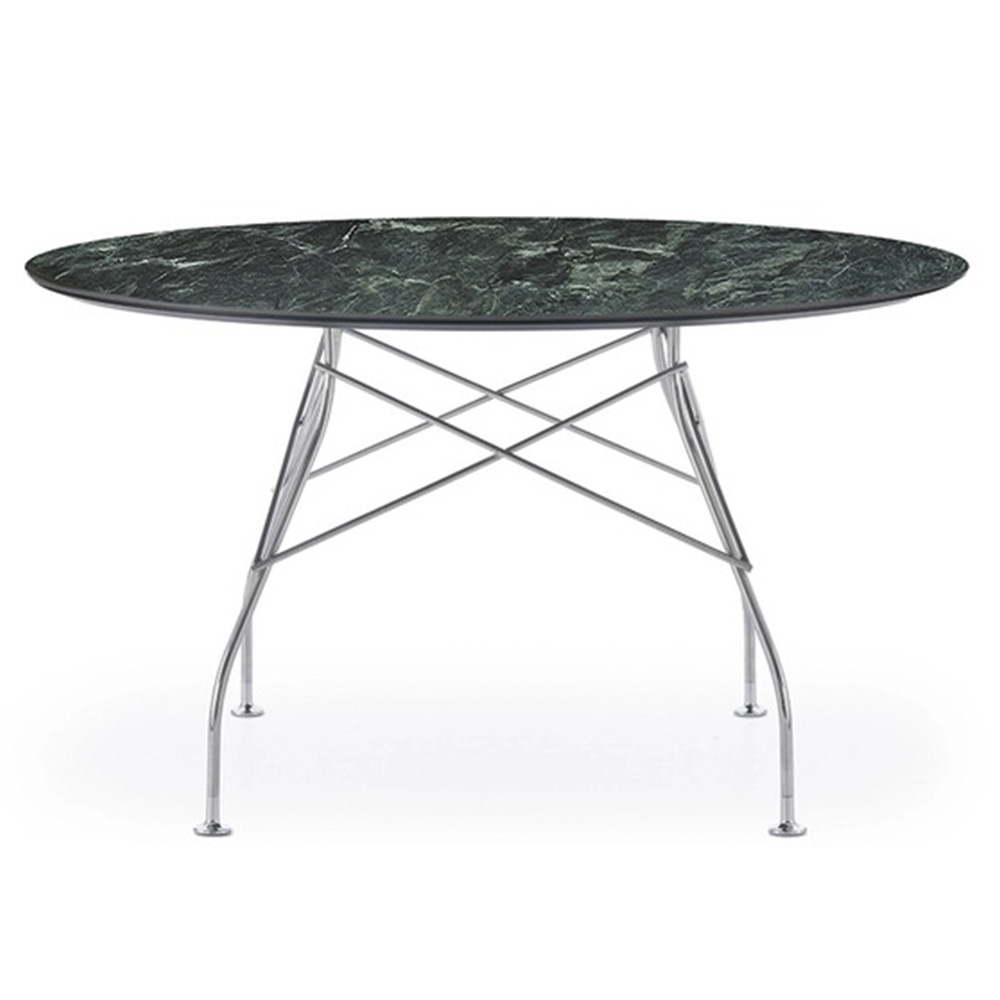Mesa Glossy Gres redonda Kartell