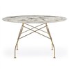 Mesa Glossy Gres redonda Kartell
