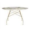 Mesa Glossy Gres redonda Kartell
