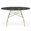 Mesa Glossy Gres redonda Kartell