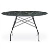 Mesa Glossy Gres redonda Kartell