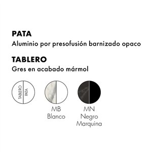 Mesa auxiliar Multiplo Low Round kartell