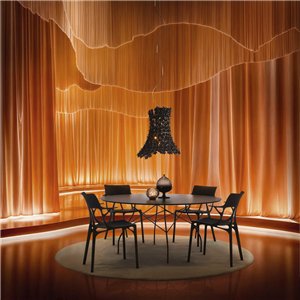 Mesa Glossy XXL redonda Kartell