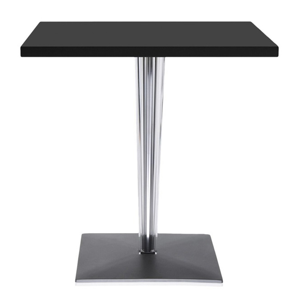 Mesa TopTop cuadrada base cuadrada Kartell