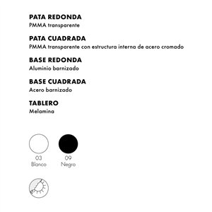 Mesa TopTop cuadrada outdoor Kartell