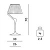 Lámpara sobremesa Angelo Stone Kartell