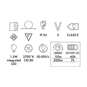 Lámpara sobremesa Mini Geen-A Bateria Kartell