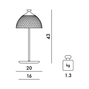 Lámpara sobremesa Pumo Lamp Kartell