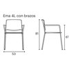 Sillón Ema 4L polipropileno Enea