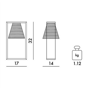 Lámpara sobremesa Light-Air Kartell