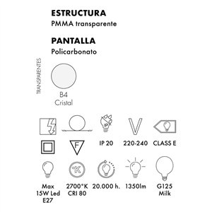 Lámpara de pie Toobe Kartell