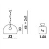 Lámpara colgante FL/Y Kartell