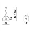 Lámpara colgante FL/Y small Kartell