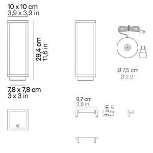 Lámpara sobremesa Home Zafferano