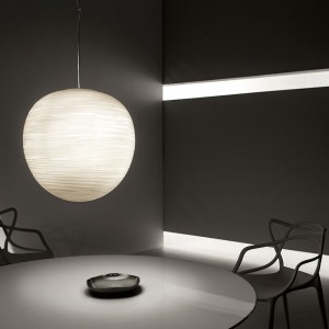 Lámpara suspensión Rituals grande de Foscarini. Lámparas de diseño moderno.