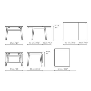 Mesa auxiliar ND55 Carl Hansen and Son