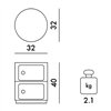 Contenedor Componibili 2 cajones Kartell