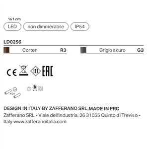 Lámpara de suelo Home Solar Zafferano
