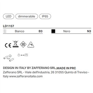 Lámpara pie/suspensión Super O Zafferano